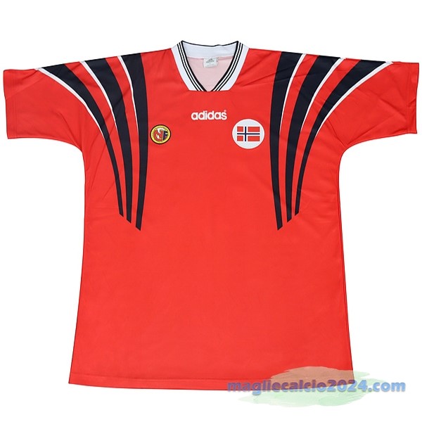 Prima Maglia Norvegia Retro 1996 1997 Rosso Poco Prezzo