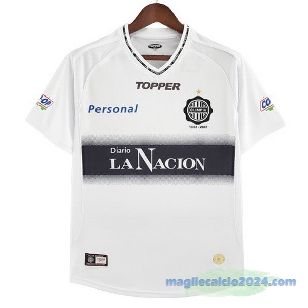 Prima Maglia Olimpia Retro 2002 Bianco Poco Prezzo