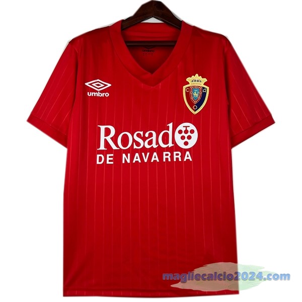 Prima Maglia Osasuna Retro 1987 1988 Rosso Poco Prezzo