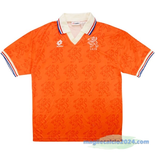 Prima Maglia Paesi Bassi Retro 1995 Arancione Poco Prezzo