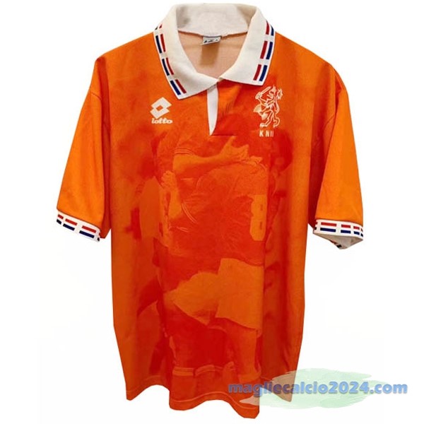 Prima Maglia Paesi Bassi Retro 1996 Arancione Poco Prezzo
