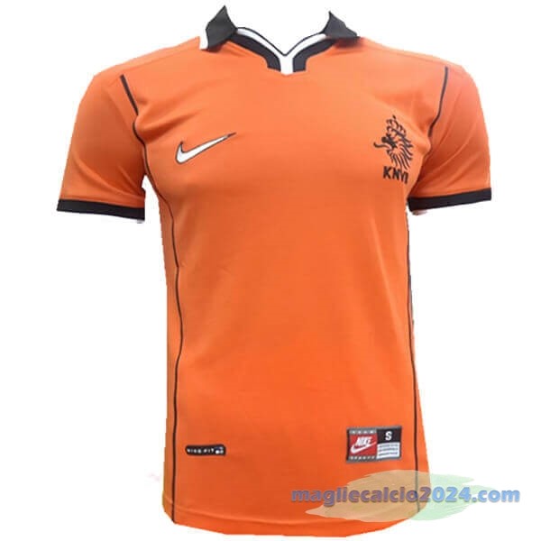 Prima Maglia Paesi Bassi Retro 1998 Arancione Poco Prezzo