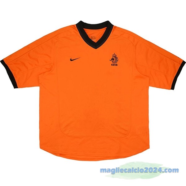 Prima Maglia Paesi Bassi Retro 2000 Arancione Poco Prezzo