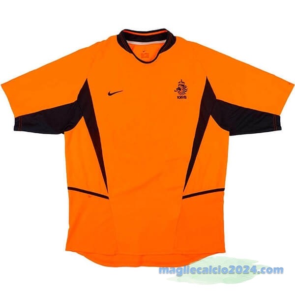 Prima Maglia Paesi Bassi Retro 2002 Arancione Poco Prezzo