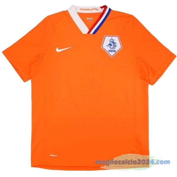 Prima Maglia Paesi Bassi Retro 2008 2010 Arancione Poco Prezzo
