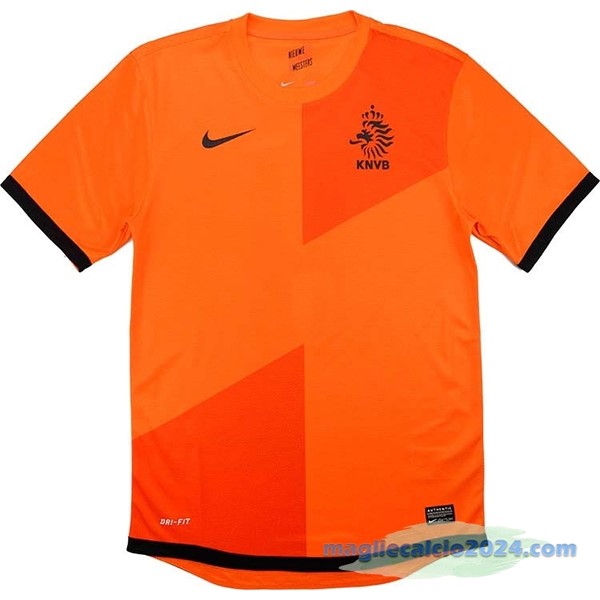 Prima Maglia Paesi Bassi Retro 2012 Arancione Poco Prezzo
