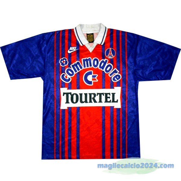 Prima Maglia Paris Saint Germain Retro 1993 1994 Azul Poco Prezzo