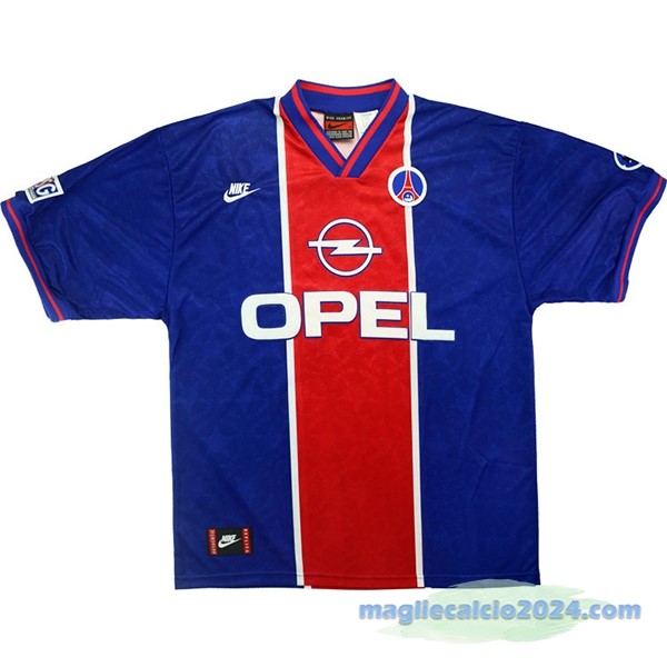 Prima Maglia Paris Saint Germain Retro 1995 1996 Azul Poco Prezzo