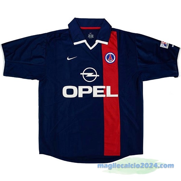 Prima Maglia Paris Saint Germain Retro 2001 2002 Azul Poco Prezzo