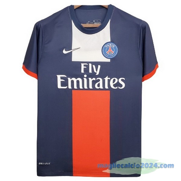 Prima Maglia Paris Saint Germain Retro 2013 2014 Azul Poco Prezzo