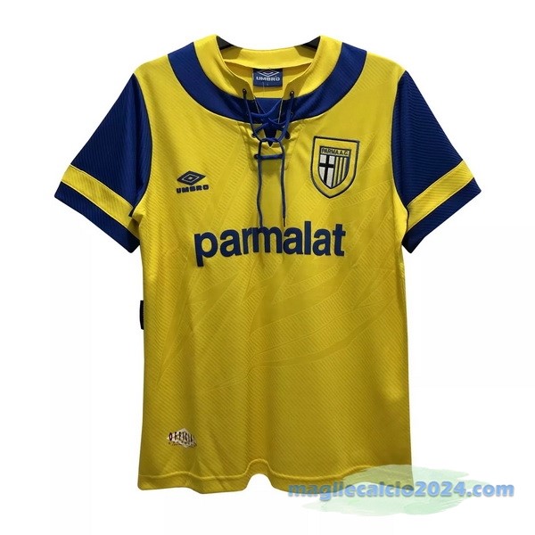 Prima Maglia Parma Retro 1993 1995 Giallo Poco Prezzo