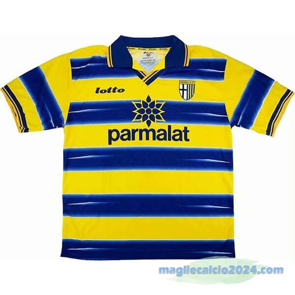 Prima Maglia Parma Retro 1998 1999 Azul Giallo Poco Prezzo