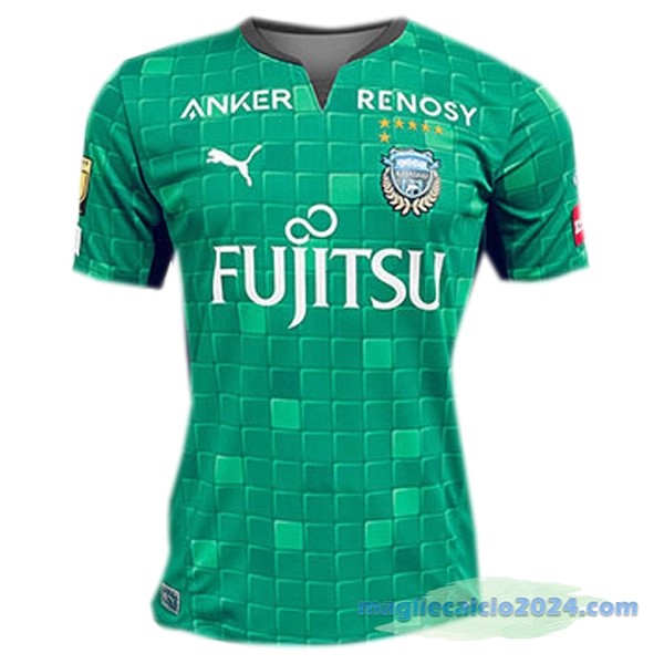Prima Maglia Portiere Kawasaki Frontale 2022 2023 Verde Poco Prezzo