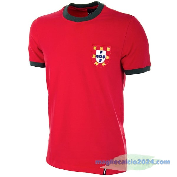 Prima Maglia Portogallo Retro 1966 1969 Rosso Poco Prezzo