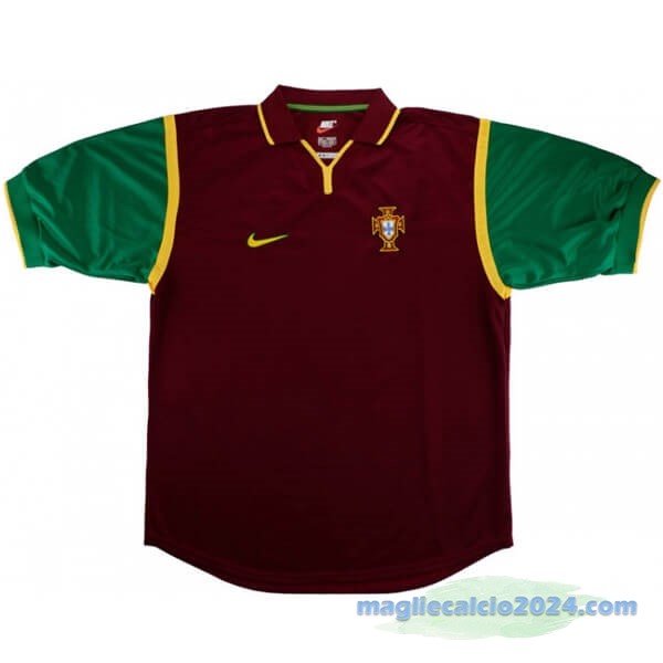Prima Maglia Portogallo Retro 1999 Rosso Poco Prezzo