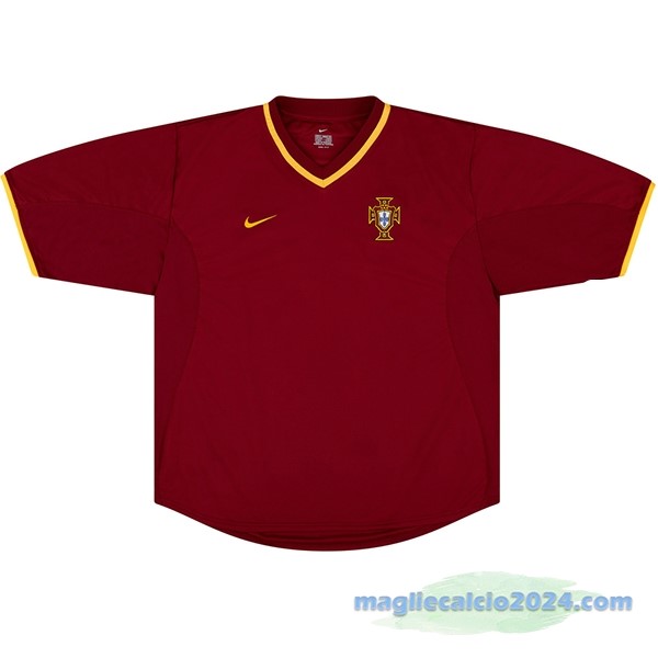 Prima Maglia Portogallo Retro 2000 Rosso Poco Prezzo