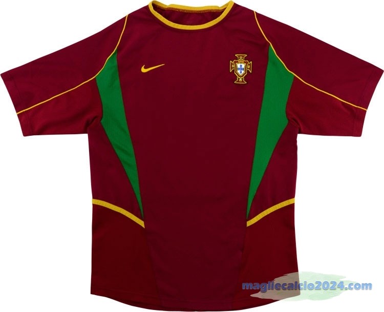 Prima Maglia Portogallo Retro 2002 Rosso Poco Prezzo