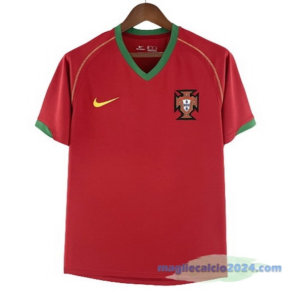 Prima Maglia Portogallo Retro 2006 Rosso Poco Prezzo