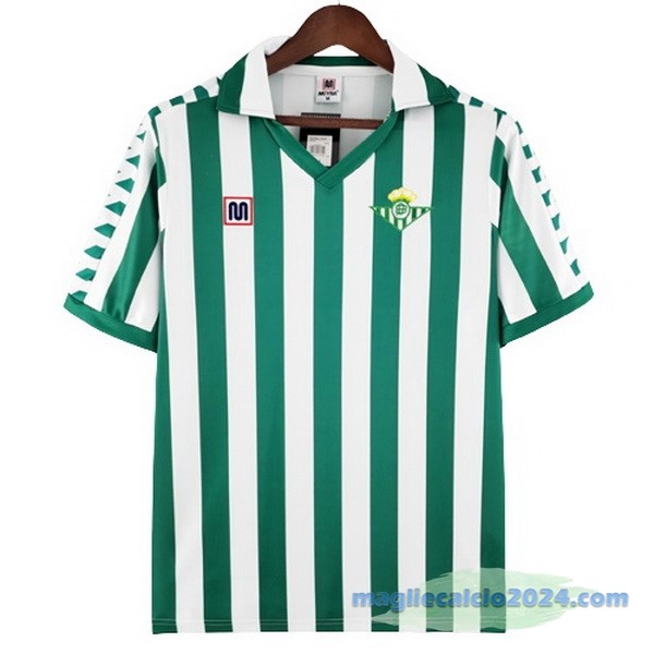 Prima Maglia Real Betis Retro 1982 1985 Verde Poco Prezzo