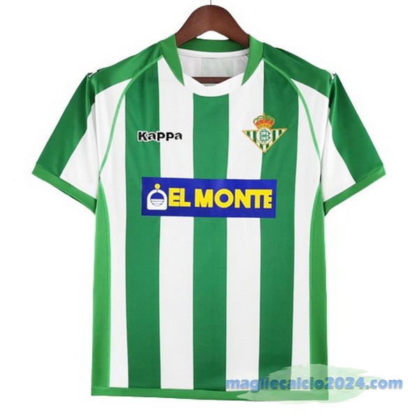 Prima Maglia Real Betis Retro 2001 2002 Verde Poco Prezzo