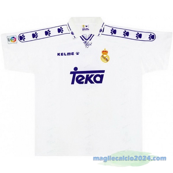 Prima Maglia Real Madrid Retro 1994 1996 Bianco Poco Prezzo