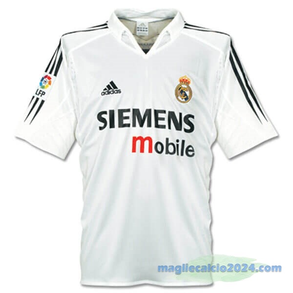 Prima Maglia Real Madrid Retro 2004 2005 Bianco Poco Prezzo