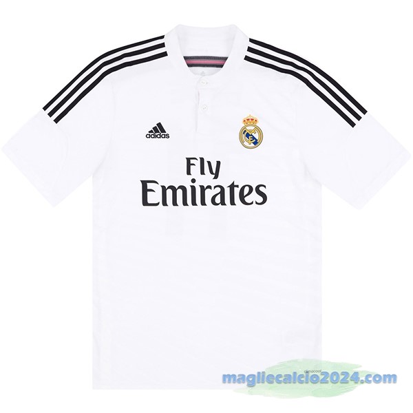 Prima Maglia Real Madrid Retro 2014 2015 Bianco Poco Prezzo
