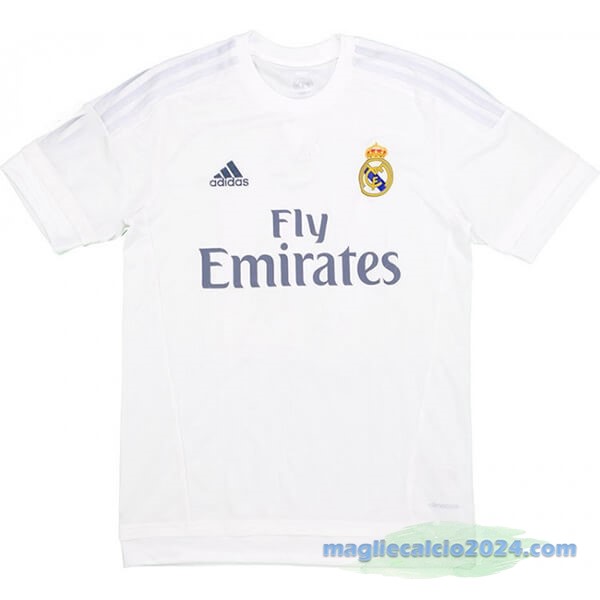 Prima Maglia Real Madrid Retro 2015 2016 Bianco Poco Prezzo