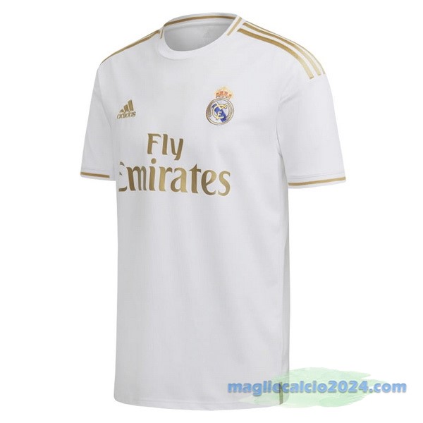 Prima Maglia Real Madrid Retro 2019 2020 Bianco Poco Prezzo