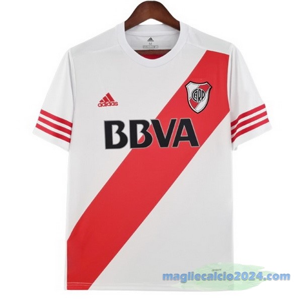 Prima Maglia River Plate Retro 2015 2016 Bianco Poco Prezzo