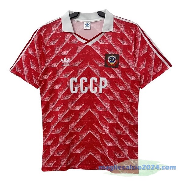 Prima Maglia Russia Retro 1987 1988 Rosso Poco Prezzo