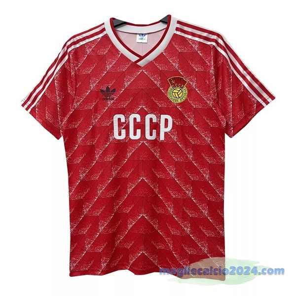 Prima Maglia Russia Retro 1988 1989 Rosso Poco Prezzo