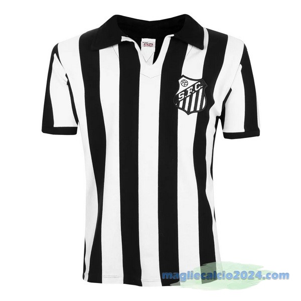 Prima Maglia Santos Retro 1956 Bianco Poco Prezzo