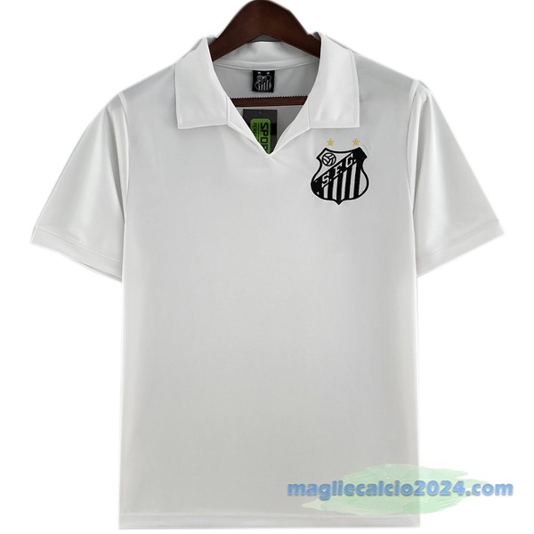 Prima Maglia Santos Retro 1970 Bianco Poco Prezzo