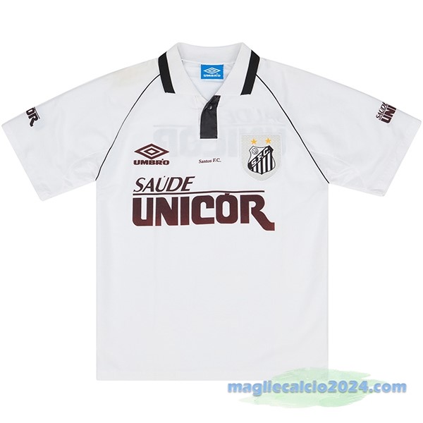 Prima Maglia Santos Retro 1997 Bianco Poco Prezzo