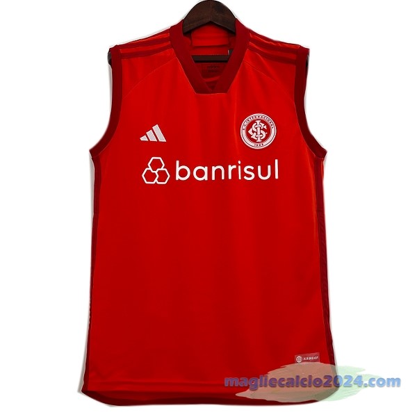 Prima Maglia Senza Maniche Internacional 2023 2024 Rosso Poco Prezzo