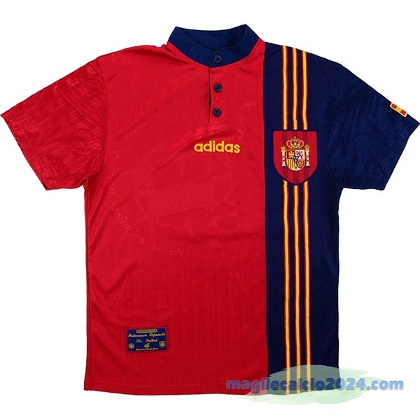 Prima Maglia Spagna Retro 1996 Rosso Poco Prezzo