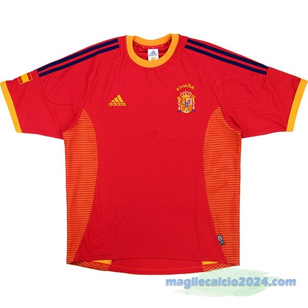 Prima Maglia Spagna Retro 2002 2004 Rosso Poco Prezzo