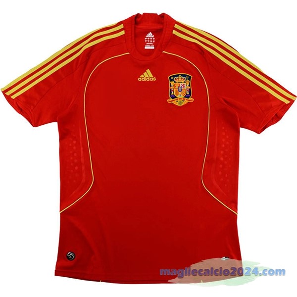 Prima Maglia Spagna Retro 2007 2009 Rosso Poco Prezzo