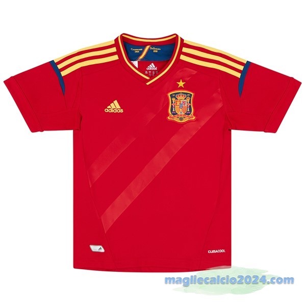 Prima Maglia Spagna Retro 2011 2012 Rosso Poco Prezzo