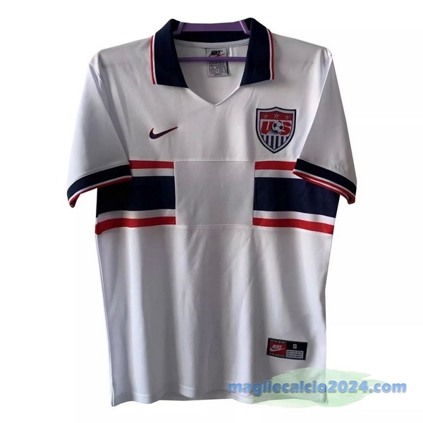 Prima Maglia Stati Uniti Retro 1995 Bianco Poco Prezzo
