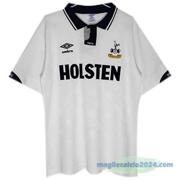 Prima Maglia Tottenham Hotspur Retro 1991 1993 Bianco Poco Prezzo
