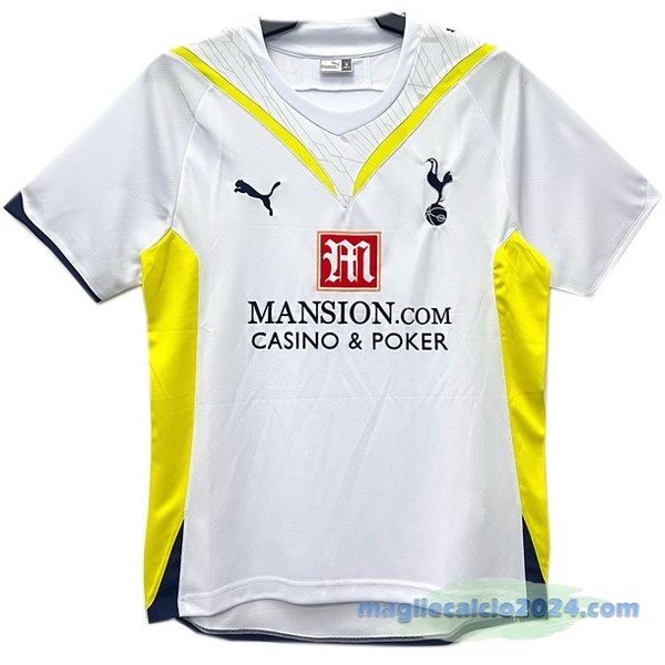 Prima Maglia Tottenham Hotspur Retro 2009 2010 Bianco Poco Prezzo
