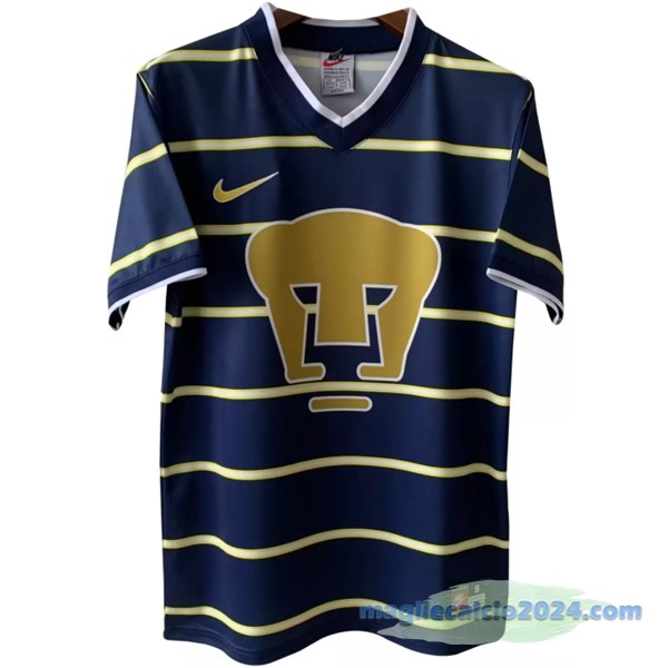 Prima Maglia UNAM Pumas Retro 1998 Azul Poco Prezzo