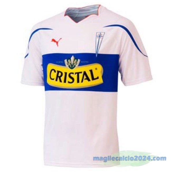 Prima Maglia Universidad Católica Retro 2011 Bianco Poco Prezzo