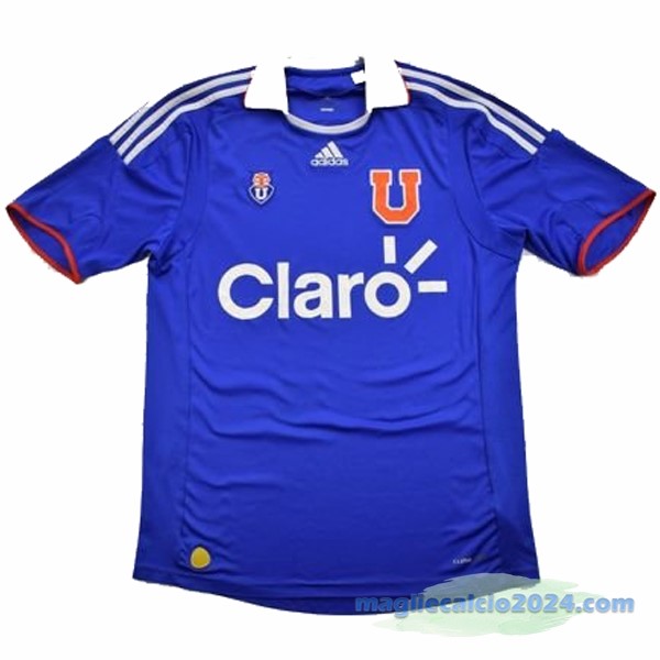 Prima Maglia Universidad De Cile Retro 2011 Azul Poco Prezzo