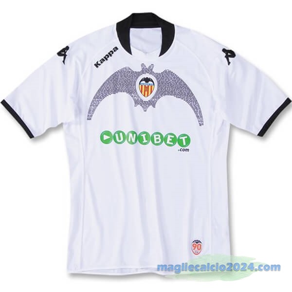 Prima Maglia Valencia Retro 2009 2010 Bianco Poco Prezzo