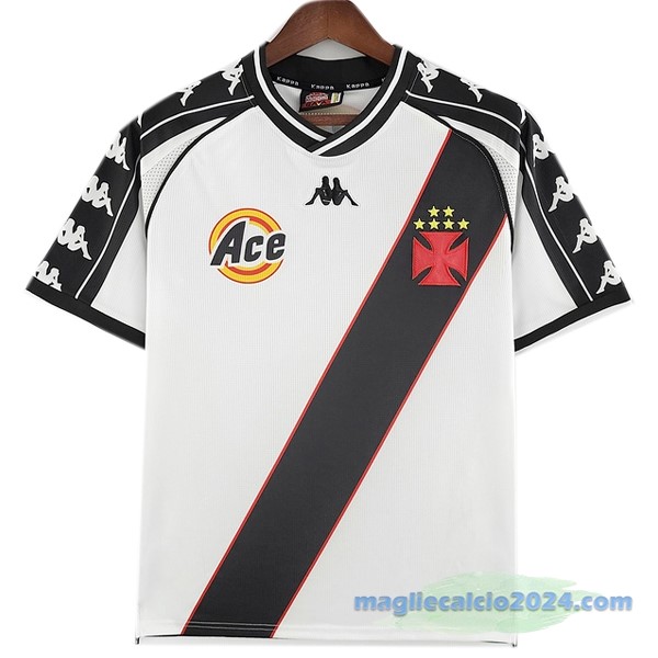 Prima Maglia Vasco da Gama Retro 1999 2000 Bianco Poco Prezzo