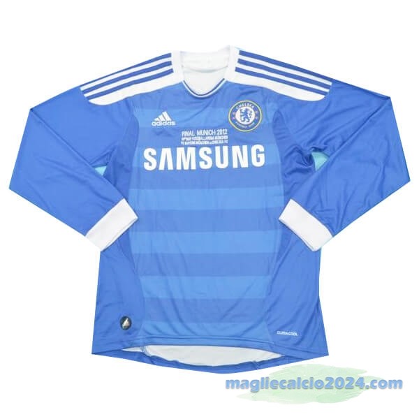 Prima Manica lunga Chelsea Retro 2011 2012 Azul Poco Prezzo