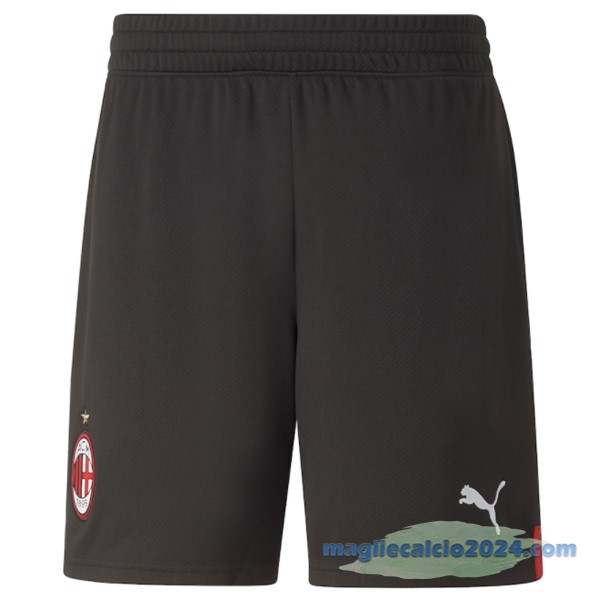Prima Pantaloni AC Milan 2022 2023 Nero Poco Prezzo